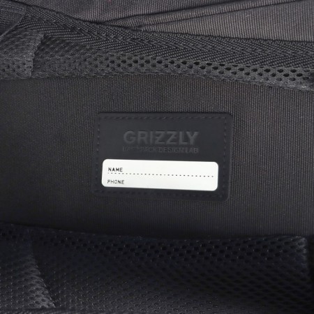 Youth backpack 43 x 31 x 20 cm, Grizzly, ergonomic back, laptop department, black-8