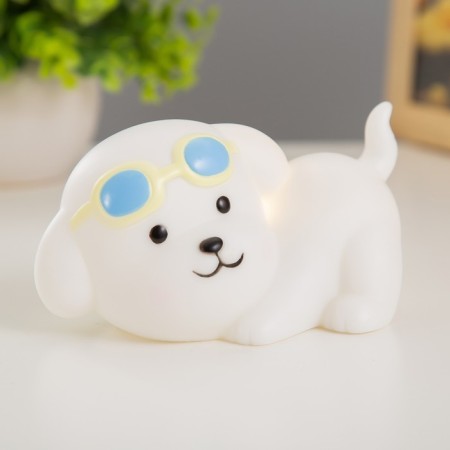 Nightlight "Cool dog" LED from batteries white 11.4x6.9 cm Risalux