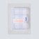 Organizer for decor, mobile cells, 6 cells, 16.5 × 12 × 5.8 cm, the color is transparent