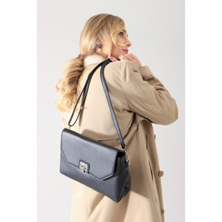 Bag-mixer on the valve, external pocket, long belt, black color-3