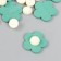 Decor for creativity tree "Flower and core" d-2 cm, set 10+10 pcs Blue