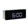 Sakura SA-8525, electronic, alarm clock, 3HAAA, white