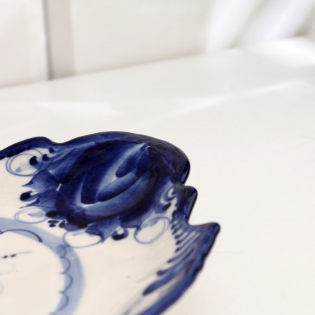 Dish for cutting "flower", gzhel, porcelain, 2.5x31 cm-2
