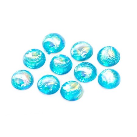 Plastic design TNL, round, blue, 10 pcs