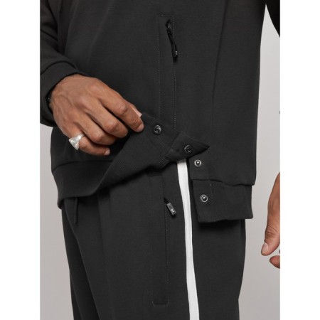 Sports suit men's, size 50, black color-8