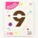 Foil ball 40 "Number 9", color pink gold slim