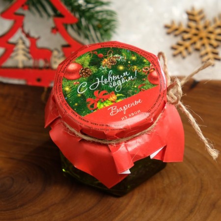 Jam "Happy New Year!" from needles, 100ml-1