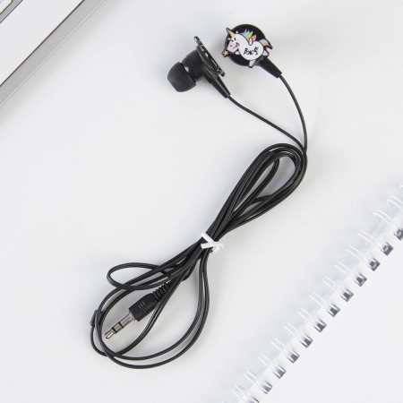 Headphones in the package, "unicorn", vacuum, black-1
