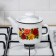 Cylindrical kettle, 1 l, dree mix, induction, white color