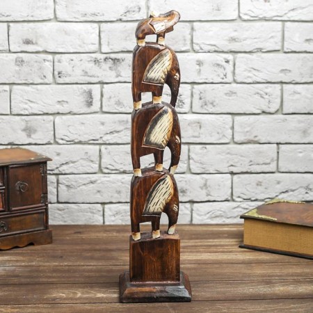 Souvenir tree "Four elephants" 50x12x10 cm-1