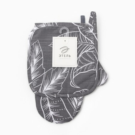 Set of kitchen. "EASE" mittens-seging 20x28cm, 19x19cm severity, 100% HL-4