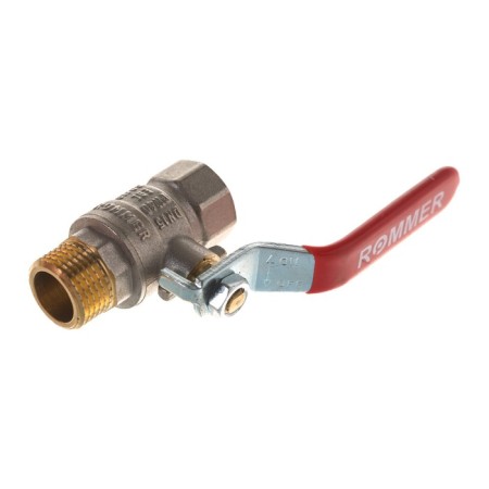 Ball barbar rommer rbv-0002-0210315, 1/2 ", internal/outer thread, lever-1