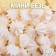 Sugar figures "Mini-Beza", white, 250 g