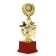Cup 192, 2nd place, award figure, gold, plastic stand, 23 x 9 x 7.5 cm