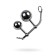 Things with two Toyfa Metal balls, silver color