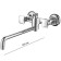 Bath mixer D&K DA1383301, two -wound, with a light 30 cm