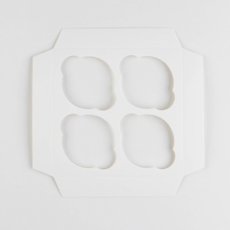 Capcake box, confectionery packaging, 4 cells, “wild”, 16 x 16 x 10 cm-4