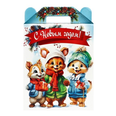 "Gift" Cartoon "with animation (750 g) New Year's gift set No. 337