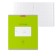 Notebook 12 sheets in the Erichkrause "Bright" Classic ", covered Cardboard, OFSET Block 100% whiteness, green