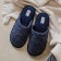 Male slippers, size 44-45, blue color
