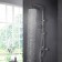 Shower system Mixline 546107, tropical shower, shower set, brass, chrome