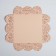 Bearbox, confectionery packaging with PVC lid, Desert, 10.5 x 10.5 x 3 cm