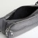 Lightning waist bag, 2 outer pockets, gray color