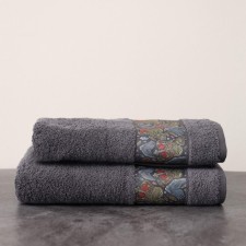 Terry towel Sofi de Marko Hamlet, 550 g, size 50x90 cm, color anthracite