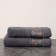 Terry towel Sofi de Marko Hamlet, 550 g, size 50x90 cm, color anthracite