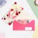 Money envelope "Congratulations!" Pink flowers, 16.5 x 8 cm