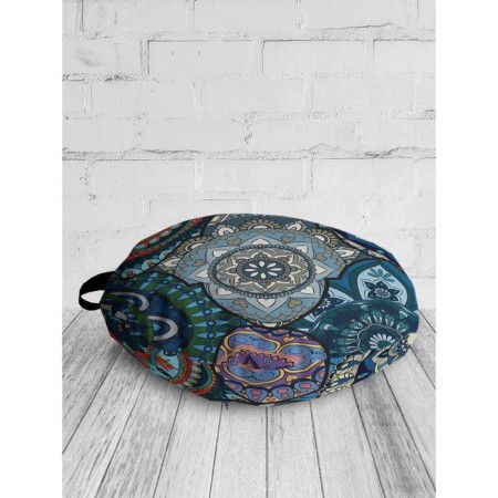Pillow Sidushka "Turkish Motives", decorative, D = 52 cm-1