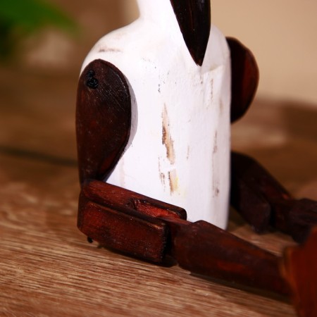 Souvenir "Pelican" hanging paws, wood 25 cm-3