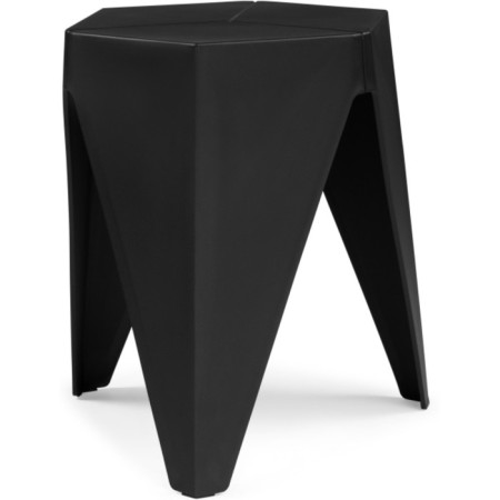 Stool Korner plastic, black 36x42x46 cm-1