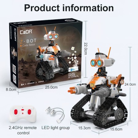 Radio -controlled designer "Robot", 462 parts-8