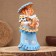 Kovrov toy "Baryshnya with a dog", ceramics