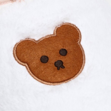 Sweatshirt for animals "Bear", size S, white (DS 23, Osh 22, OG 34 cm)-7