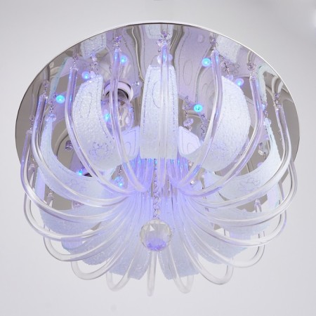 Luer with PDD "Liatris" 4x40W E27+RGB chrome 40x40x25 cm Bayerlux