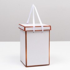 Folding box, gold, 14 x 23 cm
