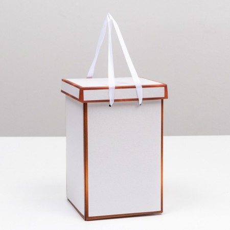 Folding box, gold, 14 x 23 cm