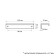 Handle Cappio RT001CP, l = 120, m/o 96, matte chromium color