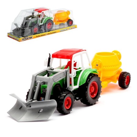 Tractor "Builder" with a concrete mixer, mix