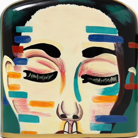 VAZ Ceramics "Girl with eyes closed" 27 x 21.5 x 10 cm-4
