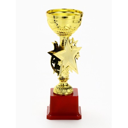 Cup 190, award figure, gold, plastic stand, 22.5 x 9 x 7.5 cm-2