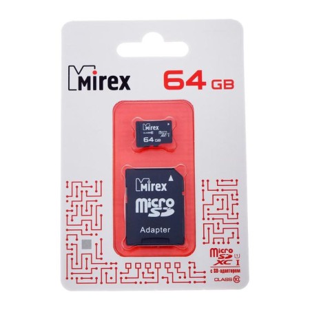 MIREX MICROSD memory map, 64 GB, SDXC, UHS-I, class 10, with an SD adapter-7