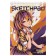 Sketchpad A4 30 sheets on the crest "Girl from anime", glossy lamination, texture, block 160g/m2