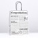 Crafts "newspaper" white 25 x 10 x 32 cm