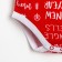 Body crumb I "Happy Winter", height 80-86 cm, red