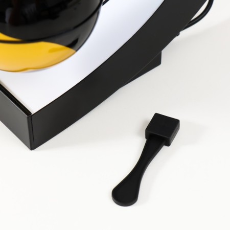 Levitative souvenir "Yin-Yang" Black ball d = 8.5 cm 17.4x8.5x17.4 cm-5