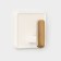 Hooks of self -adhesive deila Gold, 3 pcs, 4 × 4 × 2.5 cm, white color