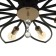Chandelier 2138/8 E27 40W black and gold 80x80x20 cm Bayerlux